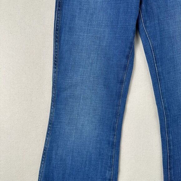 Outerknown Paramour Flare SEA Jeans Women’s 24 Blue High Rise Denim Stretch Pant - Picture 6 of 16